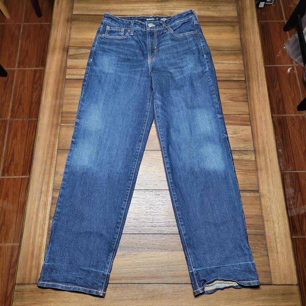 Old Navy High-Rise O.G. Loose Denim Jeans w/ Secret Smooth Pockets - Size 10